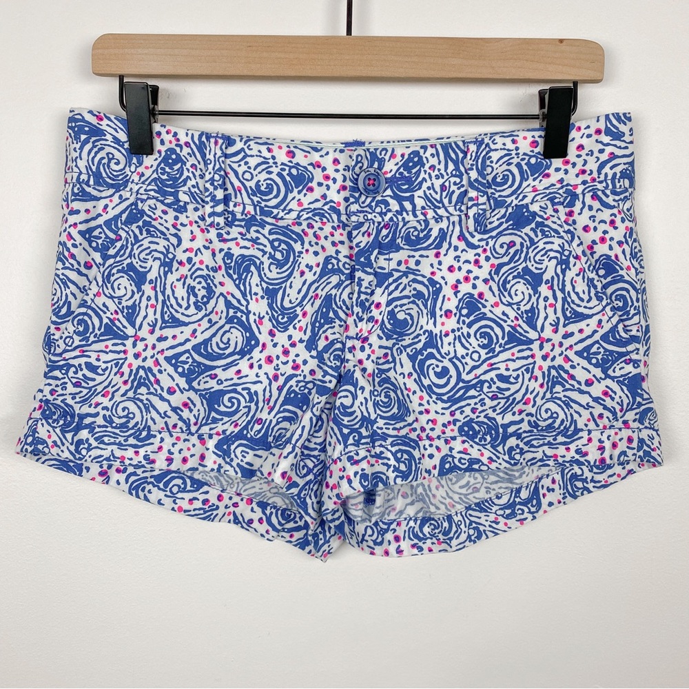 Lilly Pulitzer Indigo Star Crush Size 2 Walsh Shorts